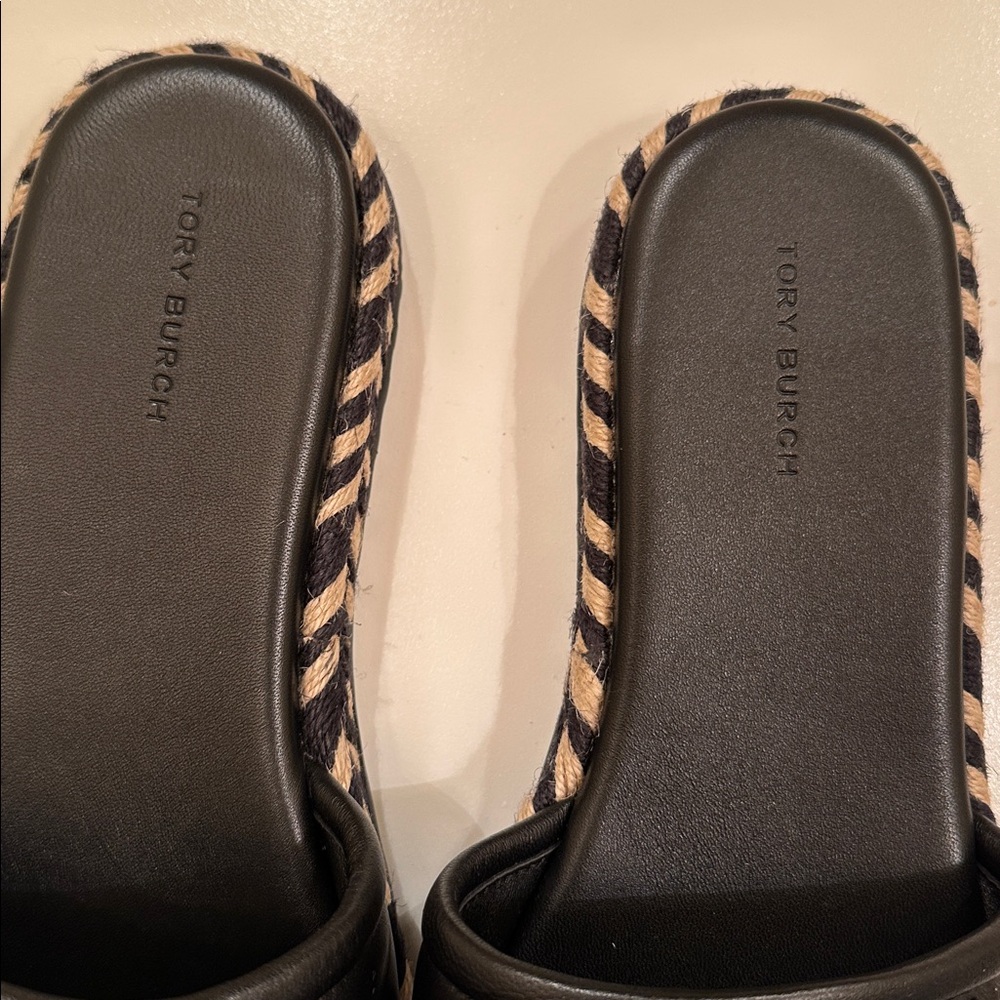 New Tory Burch Leather Black Women's Sandals.
Size 8.5. - Picture 3 of 9